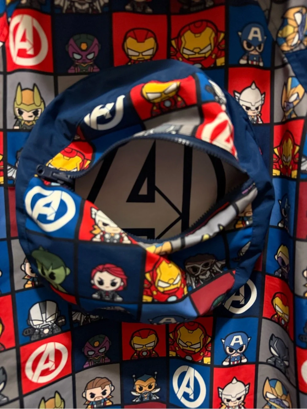 Disney Avengers Kids Hooded Rain jacket  - Blue Red Yellow Multicolor - Picture 5 of 5